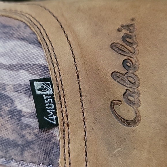 Cabela's Pinedale Camo waterproof Western boot Square toe sz 10.5D - Picture 6 of 12